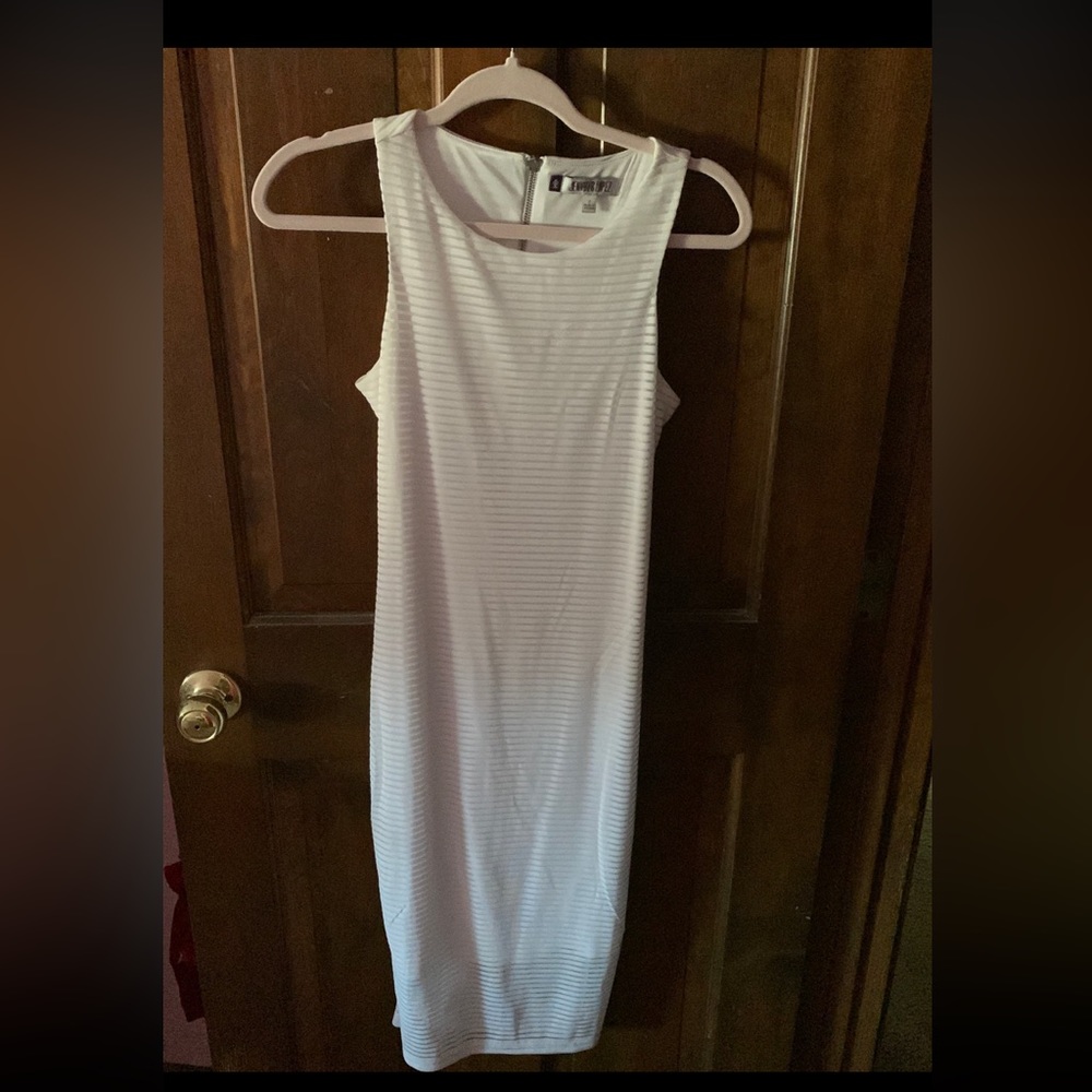 White JLO dress